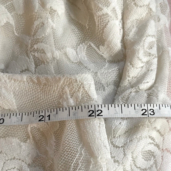 DRESSBARN Ivory Ruffle Tank Blouse Size 18/20 - Picture 10 of 10